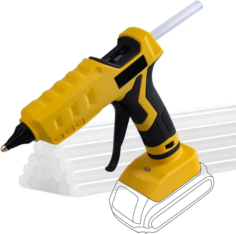 Mellif Adjustable Temperature Hot Glue Gun For Crafts & Repairs 1