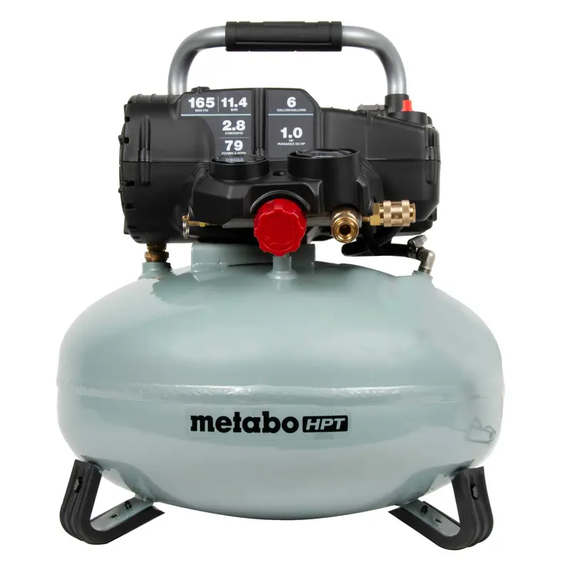 Metabo Ec711S 6-Gallon Pancake Air Compressor — 165 Psi Maximum Pressure 1