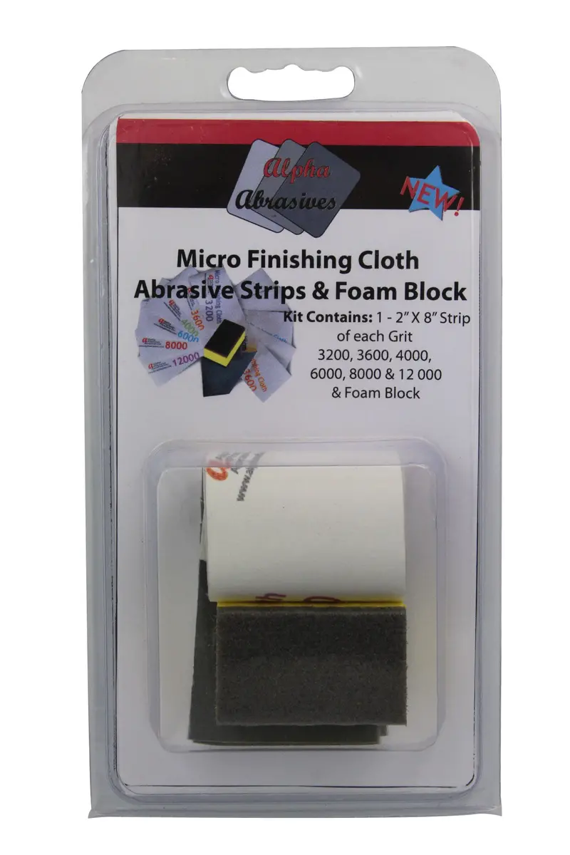 Micro-Abrasive Finishing Cloth Strips – Precision Hand Polishing 1