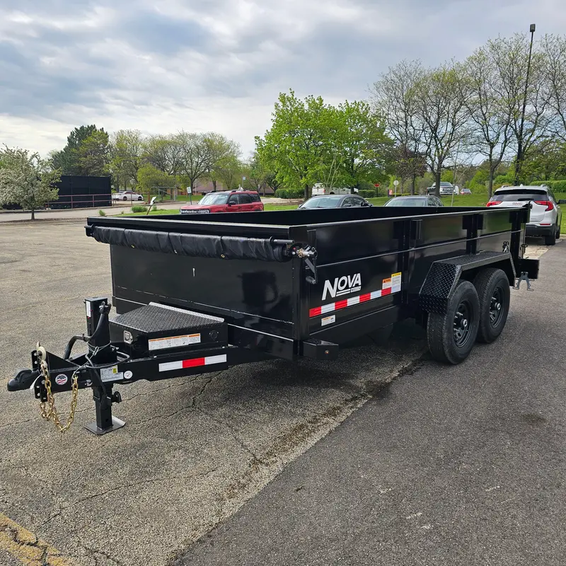 Midsota 14-Ft. Nova Hydraulic Dump Trailer – Model Ndt8214-Bp-154 1
