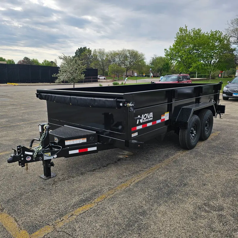 Midsota Ndt8214-Bp-154 14-Foot Nova Dump Bed Trailer 1