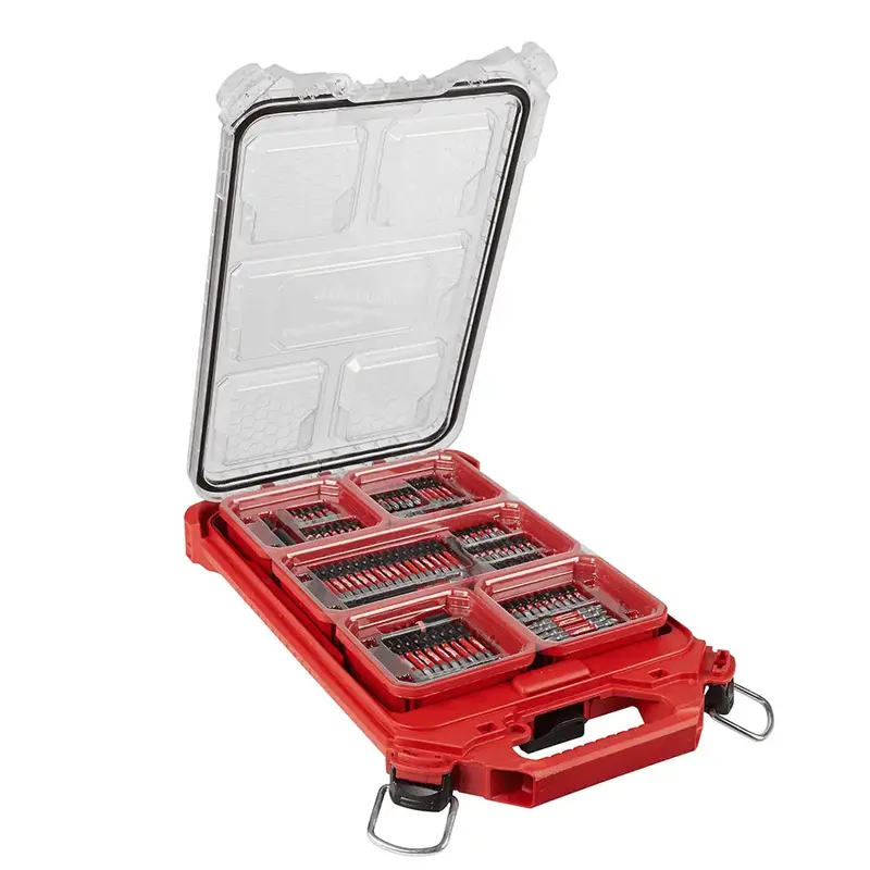 Milwaukee Shockwave Impact Duty Packout Driver Bit Set — 100-Piece Organized Kit 1