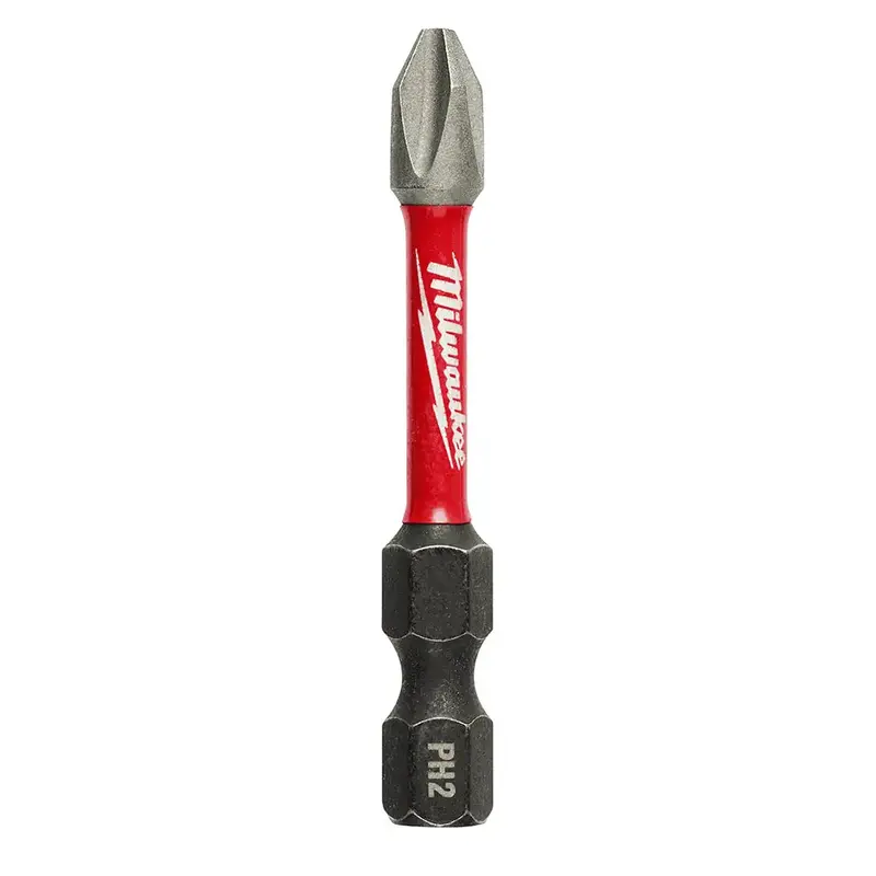 Milwaukee Shockwave Ph2 Impact Power Bits – 2" Length, 25-Piece Pack 1