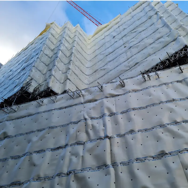 Monarsound® Acoustic-Dampening Scaffold Sheeting 1