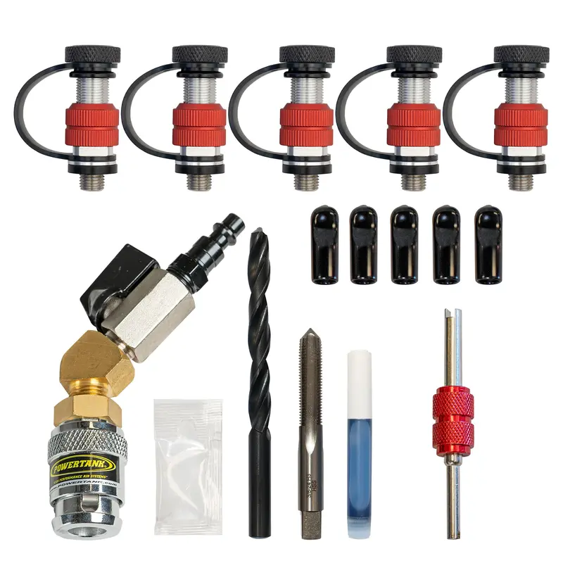Monster Valve Tap3 (3/8-24) – 5-Pack With Installation Tools 1