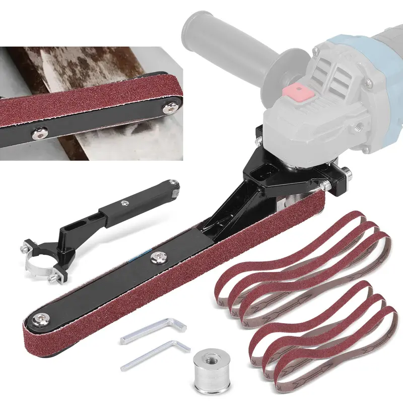 Onevan Angle Grinder To Belt Sander Conversion Kit – 10-Piece Hardware Set For Versatile Grinding 1