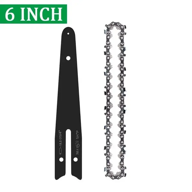 Onevan Replacement Steel Chains & Guide Bars For 6-Inch And 8-Inch Electric Saws 1