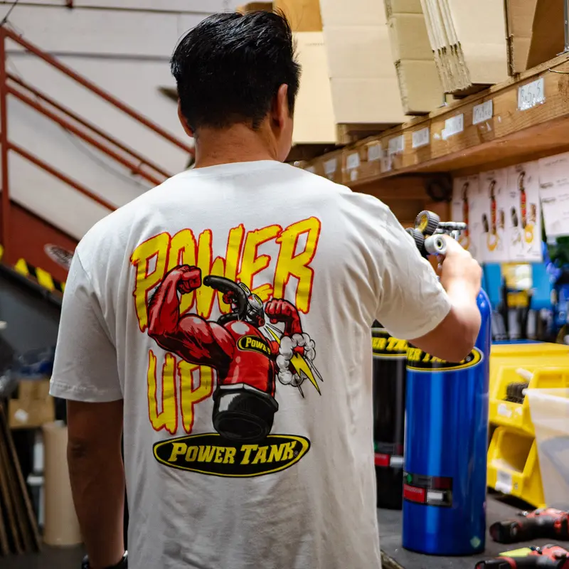Power Up! Candy Red Graphic T-Shirt 1