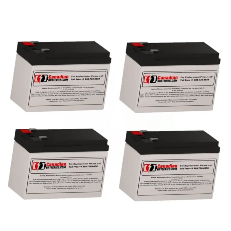 Powerware Pw5125-1500I Ups Battery Pack – 4 × 12V 7Ah Sealed Lead-Acid (84Wh Total) 1