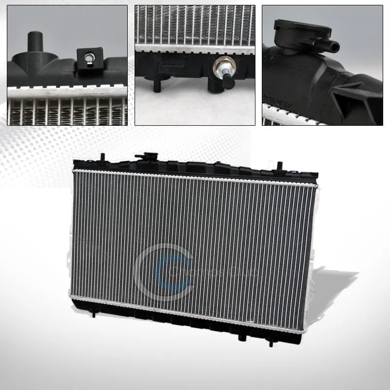 Precision-Fit Aluminum Radiator For 2001–2006 Hyundai Elantra & 2003–2008 Tiburon — 2.0L L4 & 2.7L V6 Engines 1