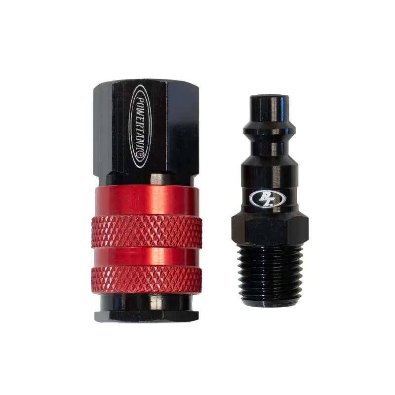 Red Upgrade Kit – Convert Existing Power Tank Gauges To Quick-Switch Red Coupler 1
