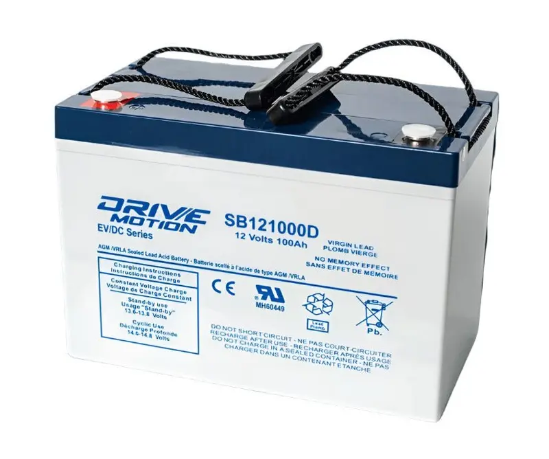 Rima Un100-12Ex Replacement Battery – 12V, 100Ah Deep-Cycle Sla With M8 Insert Terminals 1