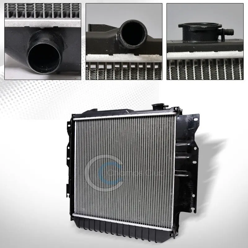 Robust Aluminum Radiator For 1987–1997 & 2006 Jeep Wrangler (Yj/Tj) – 2.4L/2.5L L4 & 4.0L/4.2L L6 1