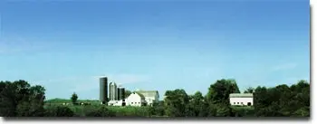 Rural Farmstead Background Scene 1