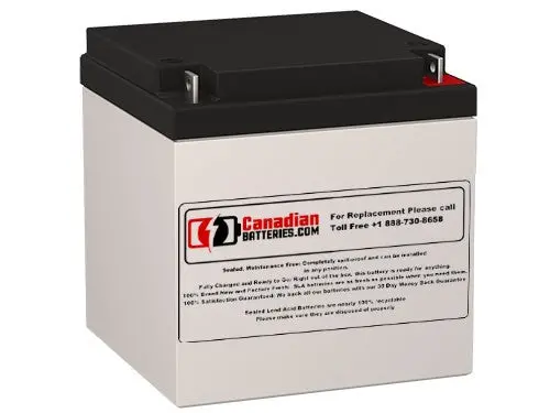 Sigma Sp12-28H Replacement Battery — 12V 26Ah With F3 Nut & Bolt Terminals 1