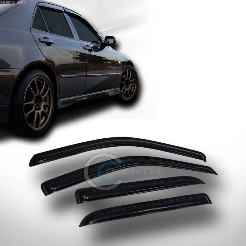 Smoke-Tint Vent Visors For 2009–2016 Dodge Ram 1500 Quad Cab 1