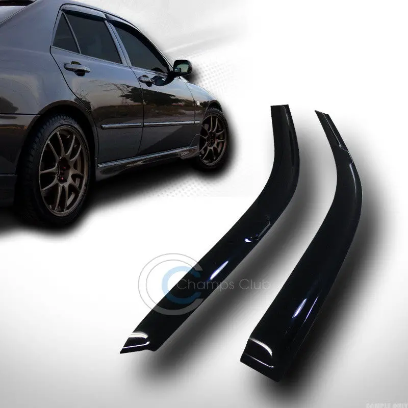 Smoke-Tinted Vent Shade Window Visors For 1992–1995 Honda Civic Coupe And Hatchback (Eg/Eg6) 1