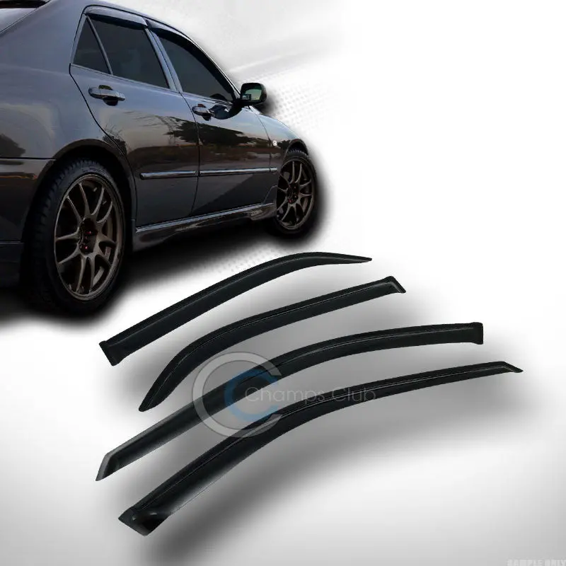 Smoke Vent Shade Window Deflector – Sun & Rain Guard For 1998–2002 Honda Accord (4-Door) 1