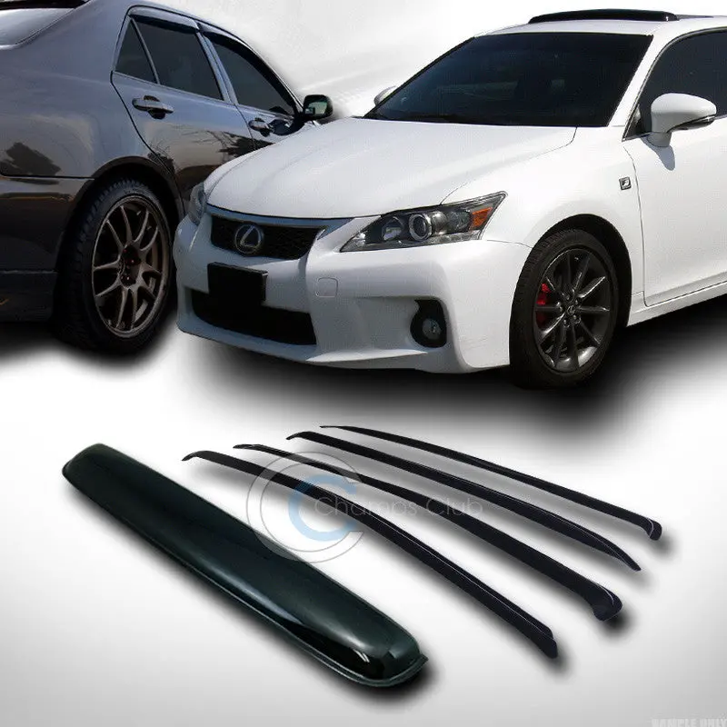 Smoke Vent Window Visors And Moonroof Protector For 2005–2010 Chevrolet Cobalt Sedan 1