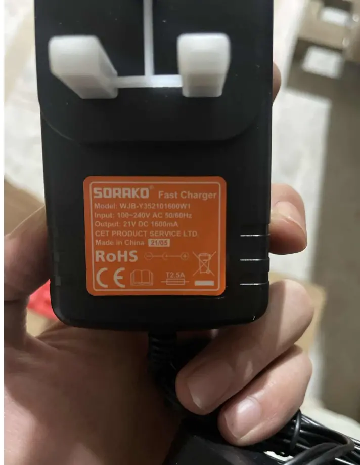 Sorako 21V 1600Mah Replacement Battery (Ships From China) 1