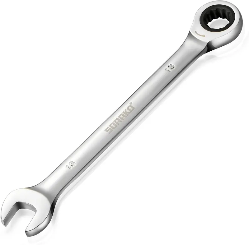 Sorako A-Series 13Mm Ratcheting Combination Wrench – Industrial Cr-V Steel Gear Spanner 1