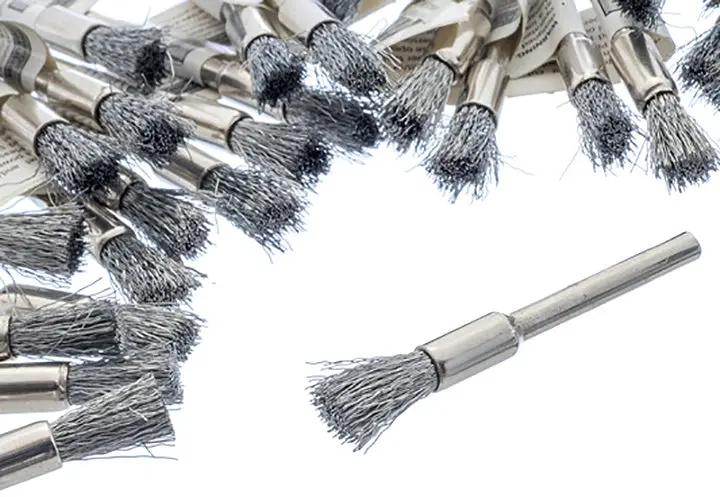 Stainless Steel Wire Pencil Brush For Deburring And Detail Work 1