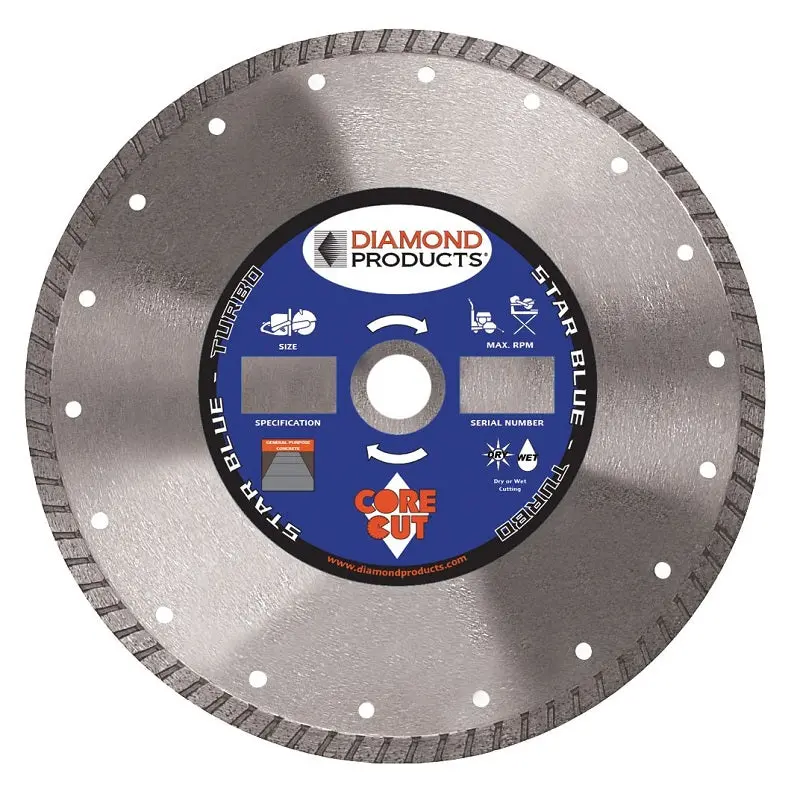 Star Blue Turbo Concrete Cutting Blade – High-Performance Diamond Blade 1