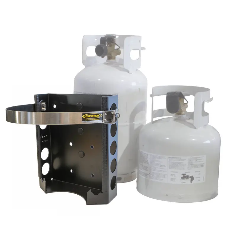 Strato Locker Universal Bracket For 4.25 Lb, 10 Lb, And 11 Lb Steel Propane Tanks 1