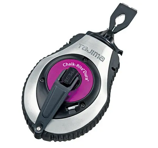 Tajima Cr403S Chalk-Rite Dura Heavy-Duty Chalk Line Reel 1