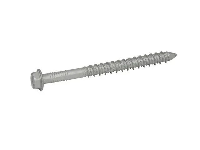Tapcon Stainless Steel Concrete Anchor Screw: 1/4" × 2-3/4", Hex Washer Head For Masonry Applications 1