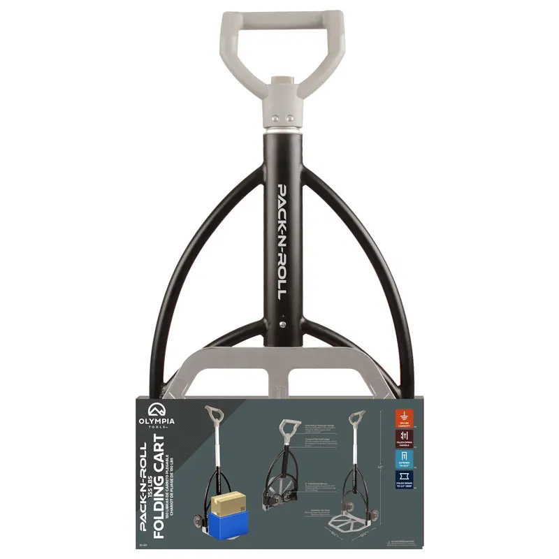 Telescoping Aluminum Hand Truck With Adjustable Handle 1