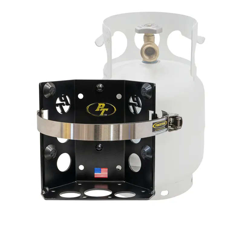 Teton Locker Propane Tank Mount For 5 Lb Lp Cylinder – 8-Inch Diameter Support Bracket 1