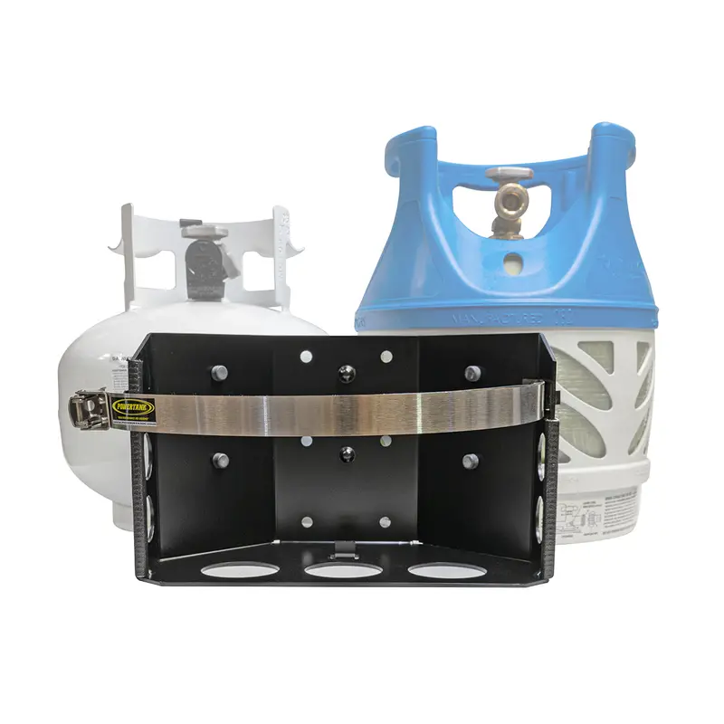 Tor Locker Mounting Bracket Compatible With 11 Lb Squatty & Viking Composite Propane Tanks 1
