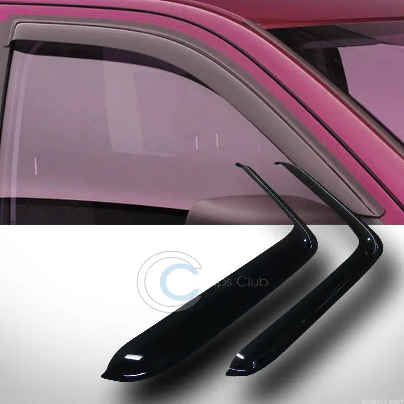 Two-Piece Smoke-Tinted Window Visors For 1973–1991 Chevrolet/Gmc C10 And Suburban 1
