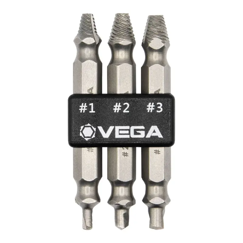 Vega Ses-3 Three-Piece Screw Extractor Set 1