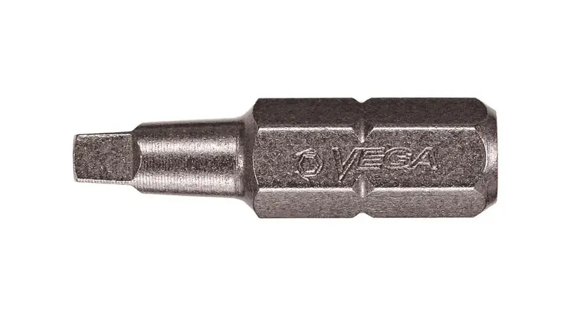 Vega Square Drive #2 Insert Bit – 1-Inch Length, 25-Pack 1