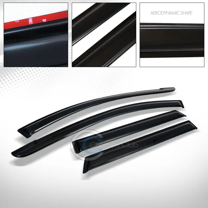 Vent Shade Deflector Window Visors For 2009+ Toyota Matrix & Pontiac Vibe 1