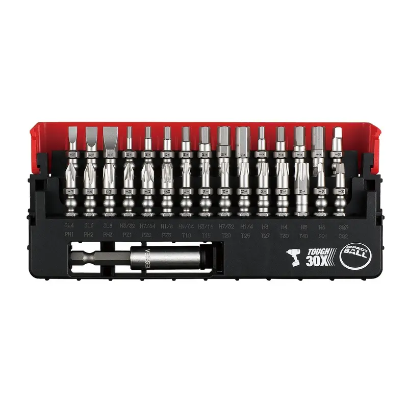 Vessel Ib31P02U Impact Ball Torsion Bit Set – 31-Piece (30 Bits + 1 Holder) 1
