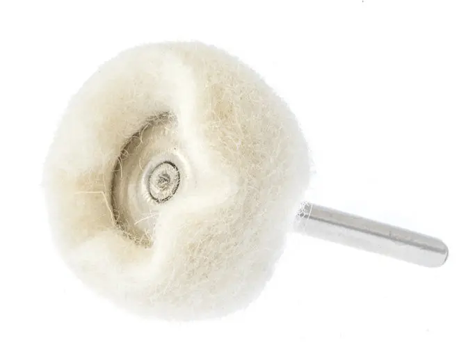 White Soft Wool Polishing And Buffing Wheel 1