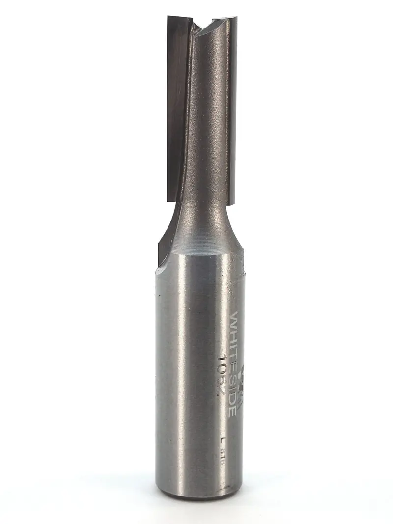 Whiteside 1062 Straight Router Bit – 3/8" Cd, Two-Flute, 1" Cut Length, 1/2" Shank (Incra-Compatible) 1