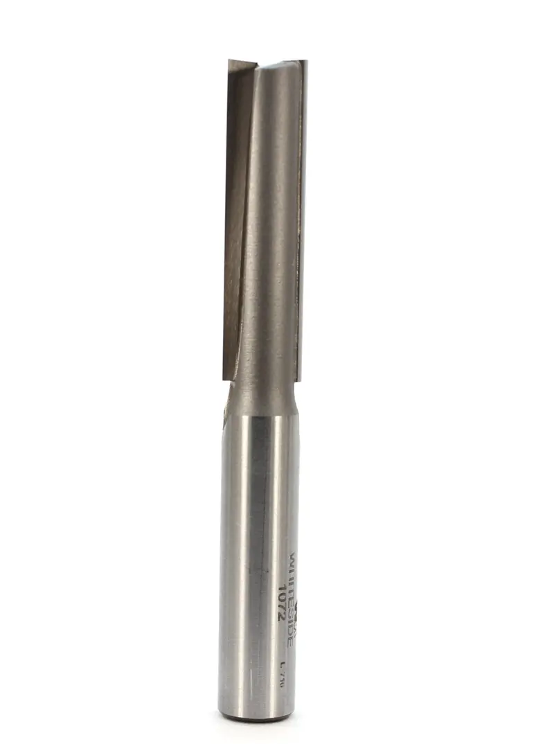 Whiteside 1072 Heavy-Duty Straight Router Bit – 1/2" Cd, Two-Flute, 1/2" Shank, 2" Cut Length, 4 1/8" Overall Length 1