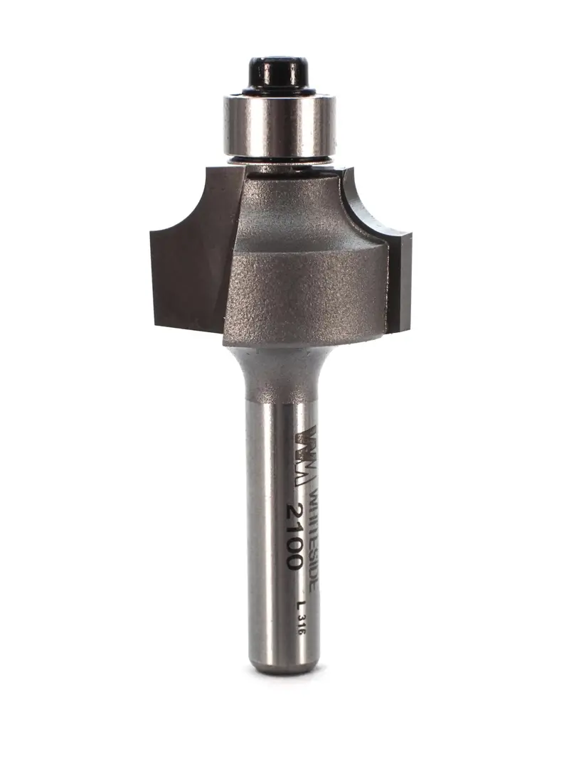 Whiteside 2100 Beading Router Bit — 3/16" Radius, 7/8" Overall Diameter, 1/4" Shank 1