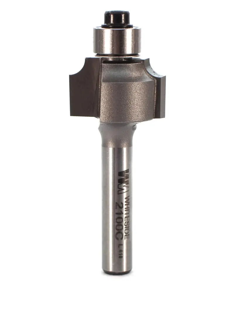 Whiteside 2100C Beading Router Bit — 1/8" Radius, 3/4" Overall Diameter, 1/4" Shank 1