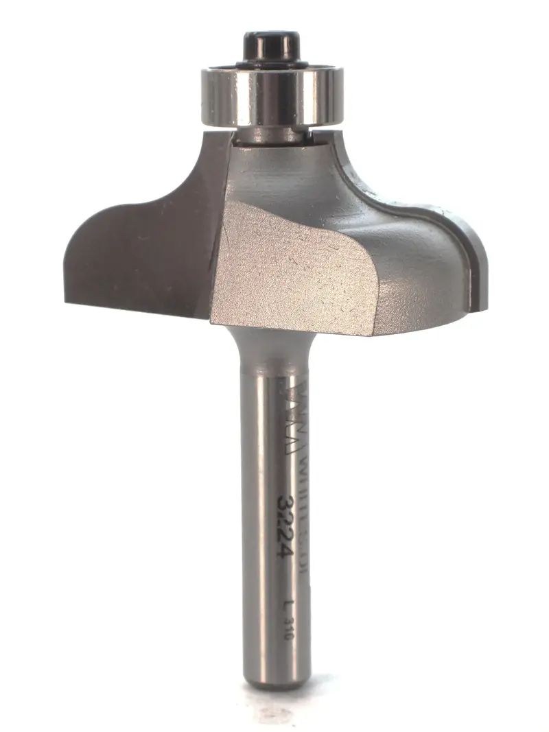 Whiteside 3224 1/4" Radius Ogee Router Bit – Premium Carbide, 1/4" Shank 1