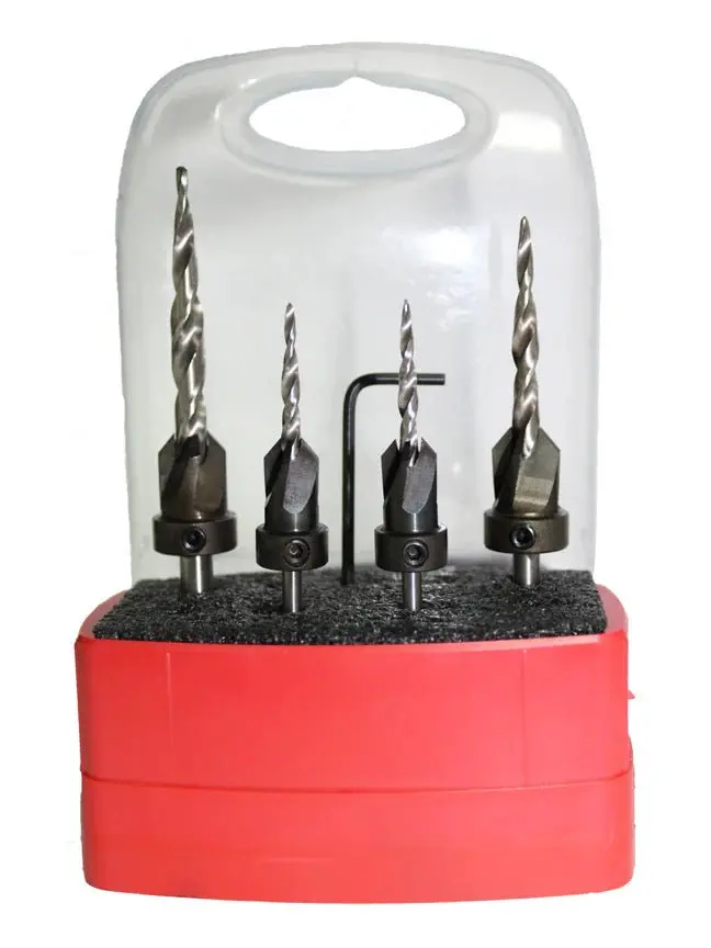 Whiteside 8067774 Multi-Size Countersink Bit Set For Precision Drilling 1