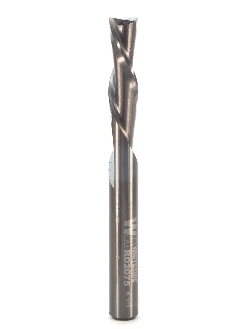 Whiteside Rd2075 Down-Cut Spiral Router Bit – 1/4" Cd, 3/4" Cl, 1/4" Shank 1