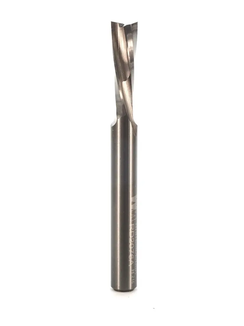 Whiteside Rd2076A Down-Cut O-Flute Spiral Router Bit — 2-Flute, 1/4" Cut Dia, 3/4" Cut Length, 1/4" Shank 1