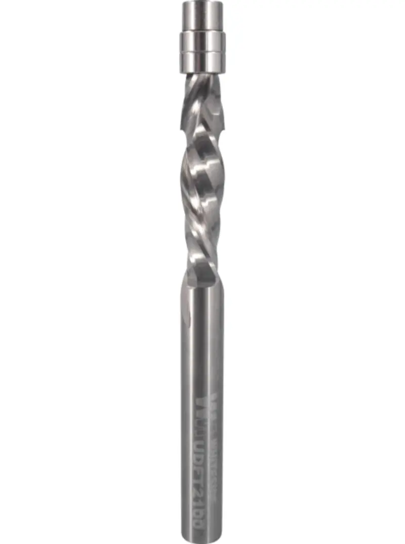 Whiteside Udft2100 2-Flute Compression Spiral Flush Trim Router Bit — 1/4-Inch Shank, 1/4-Inch Cut Diameter, 1-Inch Cutting Length, 3-Inch Overall 1
