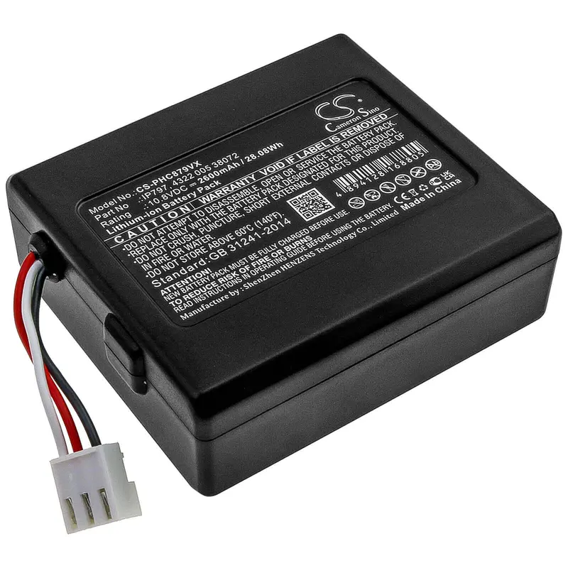 10.8V Li-Ion 2600Mah Vacuum Cleaner Battery For Philips Fc8007/01, Fc8007/81, Fc8008/01 – 28.08Wh 1