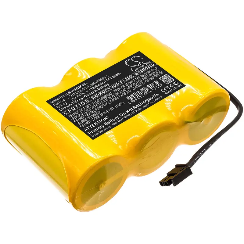 Abb Plc Backup Battery – 10.8V 17Ah (183.6Wh), Model 3Hac16831-1 1